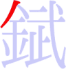 錻の1画目 錻の1画目