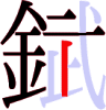 錻の11画目 錻の11画目